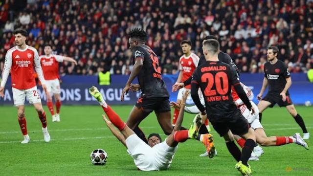 比分直播-【欧冠】哈弗茨点射绝平旧主,勒沃库森1比1阿森纳